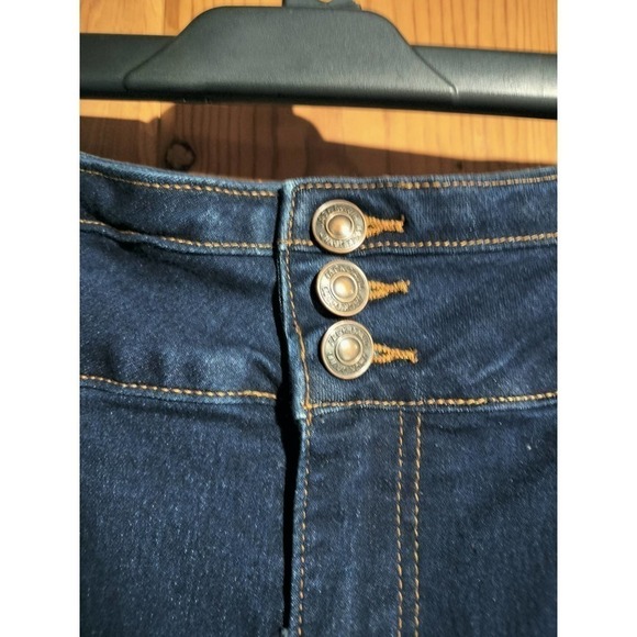 Jack David blue jean jeggings woman plus size 18 destroyed destructed - Picture 3 of 8